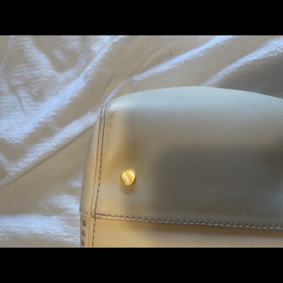 Tory Burch Robinson Perforated Double Zip Tote Bag - Picture 9 of 11